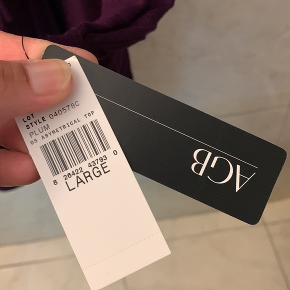 AGB Purple Layered Blouse - Picture 7 of 12